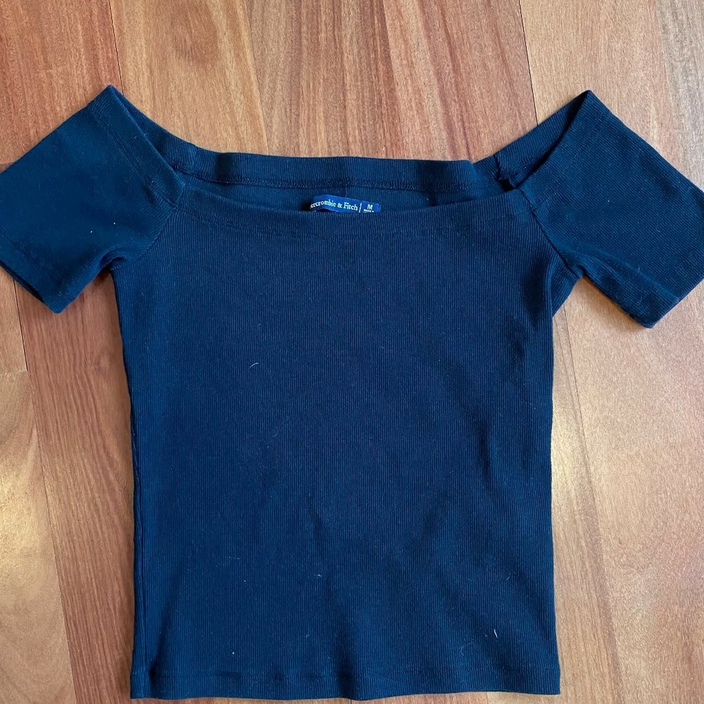 black off the shoulder top